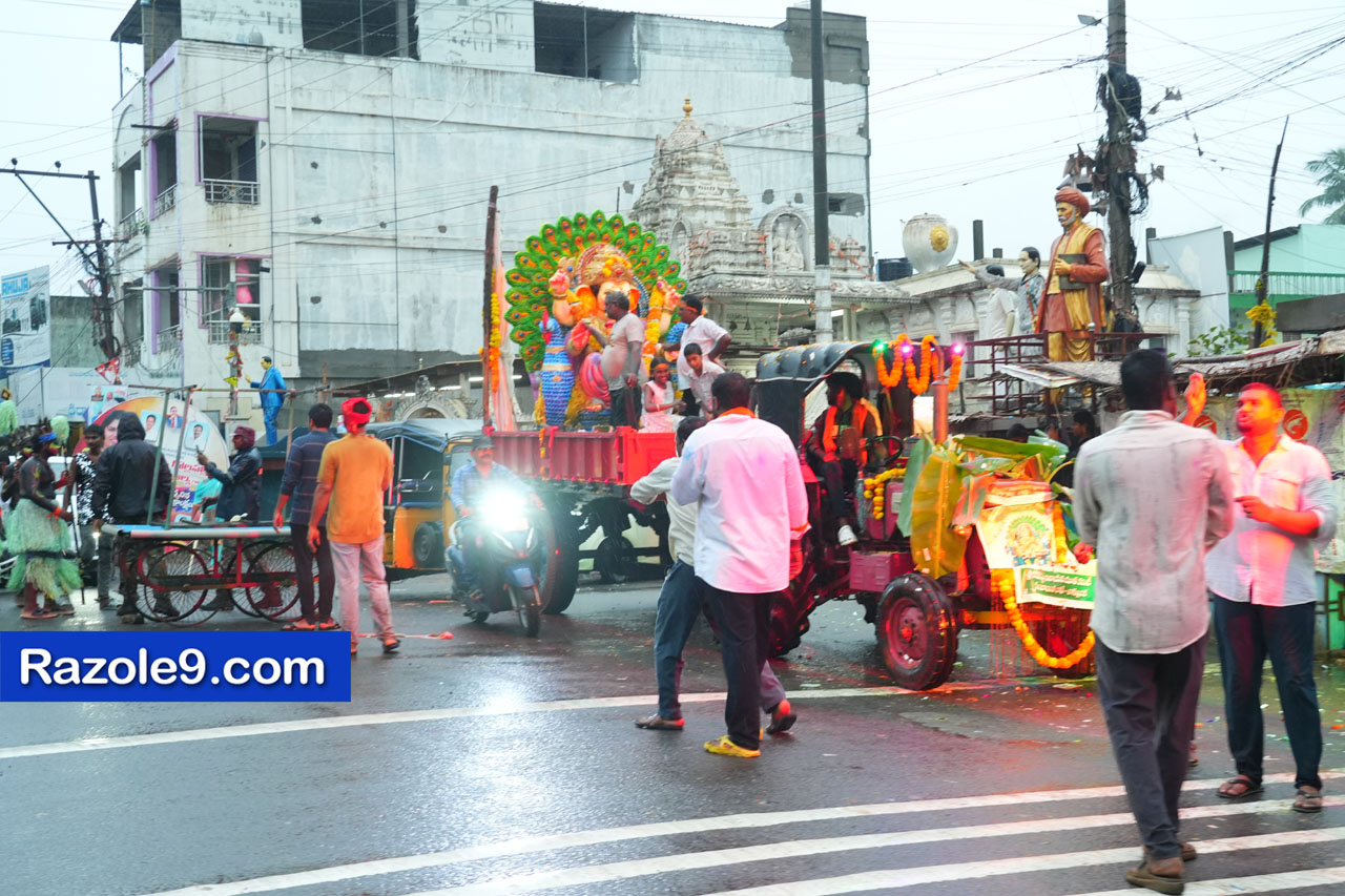 Razole Taluka Ganesh Nimajjanam